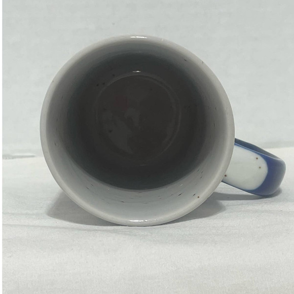 Vintage Blue Dipped Coffee Mug - Picture 4 of 5
